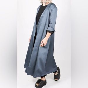 TAILORED JACKET IN STEEL BLUE BY RUOHAN BNWT! So Amazing!